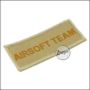 Aufnäher "Airsoft Team", neue Version - TAN