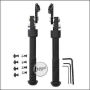 Begadi "Hercules" Zweibein / Bipod, Sidemount Edition, für M-LOK & Keymod Systeme -schwarz-