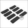 Begadi Rail Cover Set "Type 3", flach, für M-LOK, 8 Stück -schwarz-