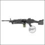 A&K M249 MK2 Upgrade LMG AEG, Nylon Version mit PRO HopUp, schwarz < 0,5 J.