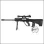JG S77 DMR "Begadi Upgrade" S-AEG mit Zielfernrohr, Zweibein, Nylon Schaft, Mamba Motor, FSWS und Begadi CORE EFCS / Mosfet (frei ab 18 J.)
