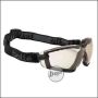 Bollé Schutzbrille "Cobra", mit Schaumstoff & Kopfband, MilSpec zertifizierte BSSI Ausführung, CSP (PSSCOBRC13)