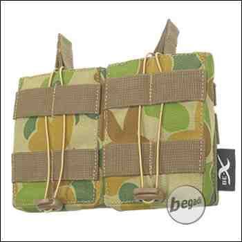 BE-X Open Mag Pouch, double, for G3 / M14 - auscam