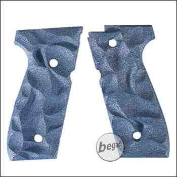 Alumide Griffschalen für TM, KJW M9 (M92) und BFA SA92B GBB -blau-