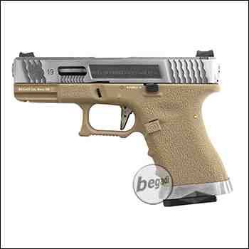 WE GForce 19 GBB -TAN / silber- (frei ab 18 J.)