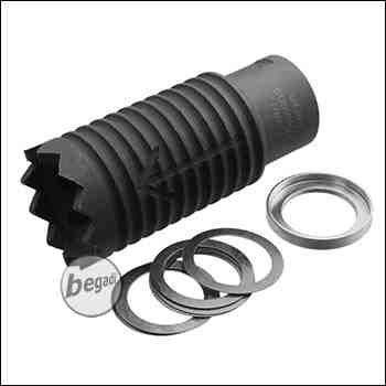UFC Muzzlebreak Stahl CW Flash Hider (14mm+) [UFC-FH-24B]