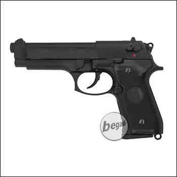 KJW M9 "PRO" GBB, schwarz, Gas Version (frei ab 18 J.)