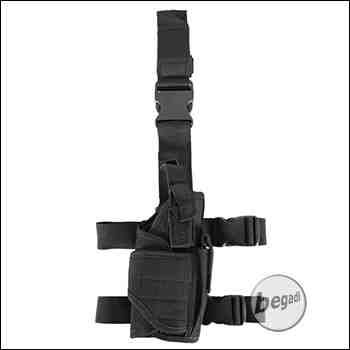 PHX Beinholster / Oberschenkel Holster, voll verstellbar - schwarz