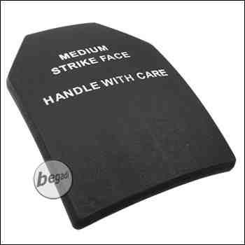 Begadi dummy protective insert, SAPI shape, "X-Curve", rough surface