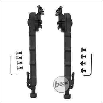 Begadi "Multi Pod" Zweibein / Bipod, Sidemount Edition, für M-LOK & Keymod Systeme -schwarz-