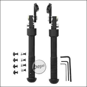 Begadi "Hercules" Zweibein / Bipod, Sidemount Edition, für M-LOK & Keymod Systeme -schwarz-