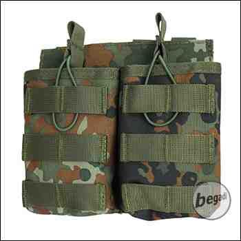 BEGADI Basic Magazintasche "G36 - double" - flecktarn