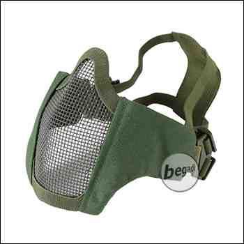 Begadi "FLEX" face protection mask with 2-point headband - OD Green