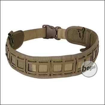 BEGADI Basic Battle Belt, Lasercut, 80cm - 100cm, TAN