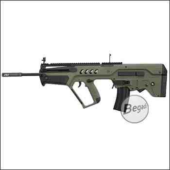 S&T T21 "FLAT-TOP" Upgrade S-AEG mit FSWS, Begadi CORE EFCS / Mosfet, Mamba Motor & PRO HopUp -olive- (frei ab 18 J.)
