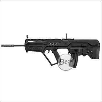 S&T T21 "FLAT-TOP" Upgrade S-AEG mit FSWS, Begadi CORE EFCS / Mosfet, Mamba Motor & PRO HopUp -schwarz- (frei ab 18 J.)