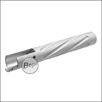 Begadi Twisted Outer Barrel mit 11mm CW Gewinde für 1911 / HiCapa GBB -silber-