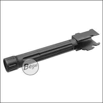 Begadi Lightweight Outerbarrel mit 14mm CCW Gewinde & Cover für TM / KJW / WE / Army Armament G Serie -schwarz-