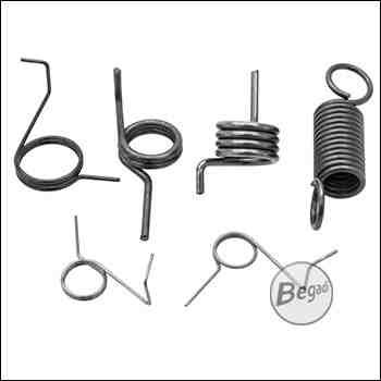 Begadi Custom (S)AEG Federn Set für V2 & V3 Gearboxen, 6 teilig