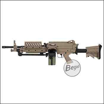 A&K MK46 Upgrade LMG AEG, Nylon Version mit PRO HopUp, TAN < 0,5 J.  