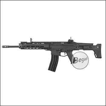 A&K MSK STD Upgrade S-AEG, V1.2, mit FSWS, CNC Handguard, Begadi CORE EFCS / Mosfet, Mamba Motor & Rotary PRO HopUp -schwarz- (frei ab 18 J.)