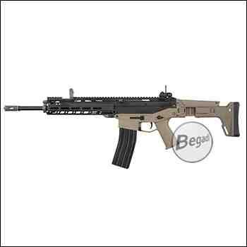 A&K MSK STD Upgrade S-AEG, V1.2, mit FSWS, CNC Handguard, Begadi CORE EFCS / Mosfet, Mamba Motor & Rotary PRO HopUp -bicolor- (frei ab 18 J.)