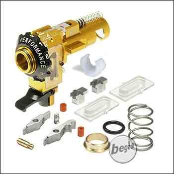 Maxx Model M4 / M16 CNC Alu HopUp Unit MI PRO (ICS) -goldfarben-