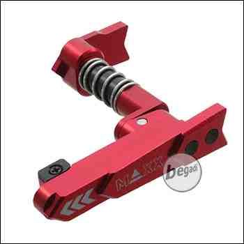 Maxx Model CNC Ambidex Magcatch / Magazinhalter (beidseitig) für M4 / M16 Modelle -Style A- (rot)