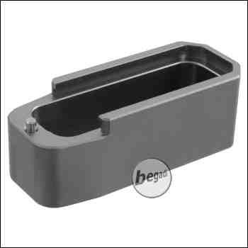 E&C CNC Alu Tactical Magazinschuh / Base Pad (Ziehhilfe) für M4 / M16 Magazine -grau-