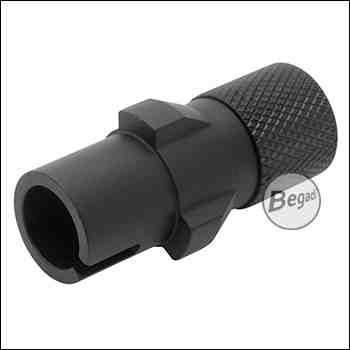 JG 14mm CCW Metall Adapter mit Gewindeschutz - für JG MOD 5 & ICS Sirius MX5-P+ Serie