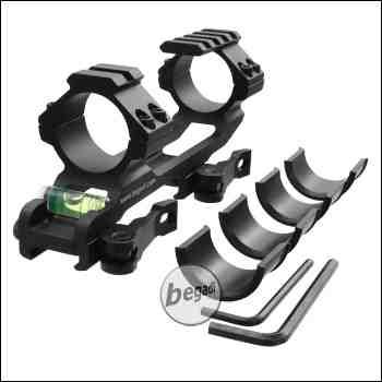 Begadi QD 25.4mm / 30mm Level Bridge Montage mit Wasserwaage (Quick Detach)