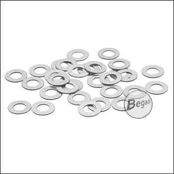 Begadi Shim Set mit Lasergravur 0,30mm x 30 Stück, Außendurchmesser 6mm