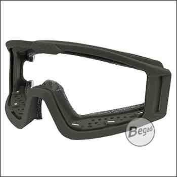 Replacement Frame incl. magnets & EVA foam padding, for Begadi Protection Goggles CP1 - OD green