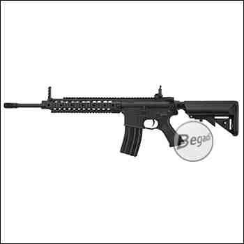 BEGADI ECO "Mark 2" M4 - GEN.5- (EFCS, Mosfet, short stroked, PRO HopUp) AEG mit Metallgearbox & Burst Modus -schwarz- < 0,5 J.