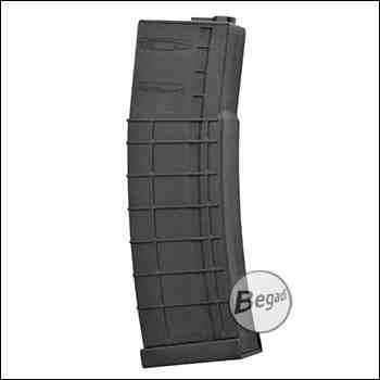 Battleaxe M4 / M16 "Square Style" MidCap Magazin (140 BBs) -schwarz-