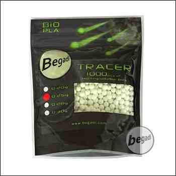 1.000 BEGADI BIO TRACER BBs 6mm 0,25g -grün-