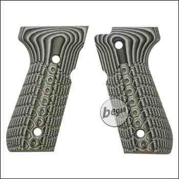 Begadi G10 Griffschalen Set für KJW / WE / Marui M9 & M92 -olive / wrench-