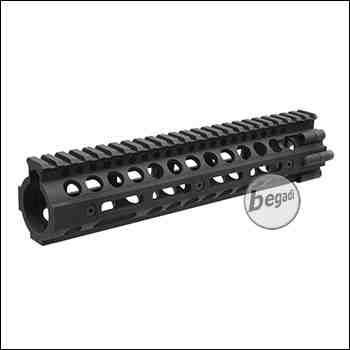 Begadi HW4 DeluXe CNC Handguard, schwarz - 10" / 243mm Version