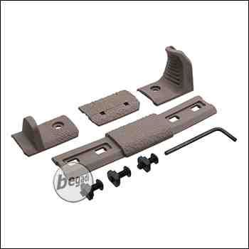 Begadi Deluxe Handstop Set für M-LOK -TAN-