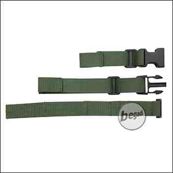 Begadi Sling Mount / Adapter mit Geschirr für Festschäfte (M16, M1A1, VSR etc.) -olive-