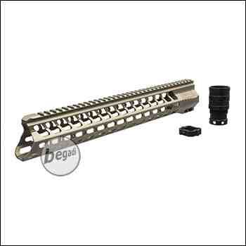 ICS MK3 Keymod System Handguard 15" (380mm) mit EU Gewinde - TAN [MA-380]