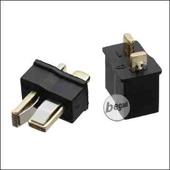 BEGADI Mini (!) DEAN / T plug set (plug + socket) -black-