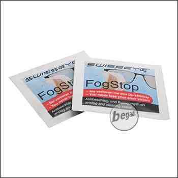 SWISS EYE glasses - "Fog Stop" cleaning wipes / wet wipes - 2 pieces