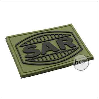 3D Abzeichen "SAR / Schwaben Arms" aus Hartgummi, mit Klett - olive