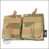 BE-X Open Mag Pouch, double, für HK417 - V2, Rip Stop - rooivalk