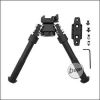 Begadi "Hercules" Zweibein / Bipod inkl. Montage für Picatinny, M-LOK & Keymod -schwarz-