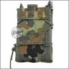 Begadi Basic Magazintasche / Mag Pouch für Sturmgewehre, (M4, AK etc.) aus Kunststoff & Nylon -flecktarn-