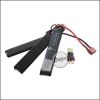 Begadi LiPo Akku 11,1V 25C Triple Stick "Robur 100/1100" mit Dean & Adapter auf Mini TAM