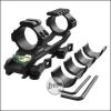 Begadi QD 25.4mm / 30mm Level Bridge Montage mit Wasserwaage (Quick Detach)