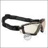 Bollé Schutzbrille "Cobra", mit Schaumstoff & Kopfband, MilSpec zertifizierte BSSI Ausführung, CSP (PSSCOBRC13)